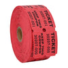 A roll of red tearable raffle tickets with the text KEEP THIS COUPON 30207-001 printed on them.