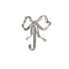 Elegant bowknot brass wall hook used for home organization