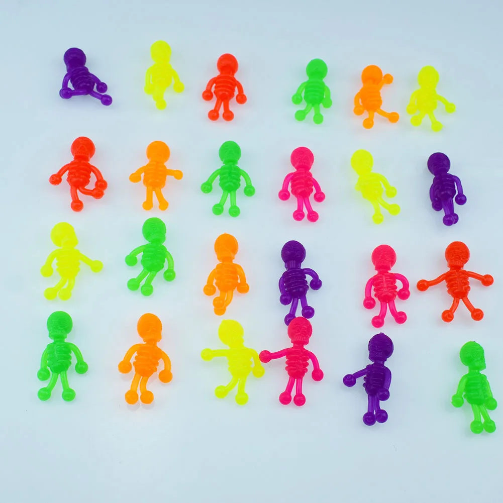 Mini Skeleton Zombie Figurines - Fun Halloween Party Favors