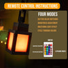 Remote control instructions for a four-mode 16-color RGB pixel lantern night light with brightness and color switching featur