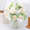 Realistic Silk Peony Artificial Flowers for Weddings & Home Décor
