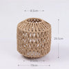 Handcrafted Woven Rattan Lampshade for Warm Ambient Lighting
