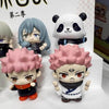 Blind box collectible figures of Gojo and Geto from Jujutsu Kaisen Season 2 featuring a panda figure.