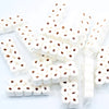 Rouleaux de papier toilette miniatures blancs, emballés pour la décoration de maison de poupée