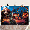 Evil Clown Circus Halloween Photography Backdrop