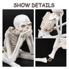 Spooky Halloween Skull Figurines Set of 3