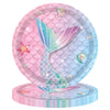 Purple Mermaid Birthday Party Supplies Kit for Girls