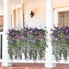 Multicolor Violet Artificial Flower Vine for Home Decor