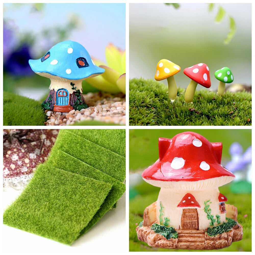 Miniature Fairy Garden Ornaments | Set of Resin Accents