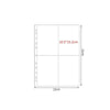 Hoja de fundas para photocards Kpop tamaño A4, dimensiones 10.5 x 15.2 cm.