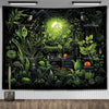 Enchanted Library Staircase Tapestry Wall Hanging