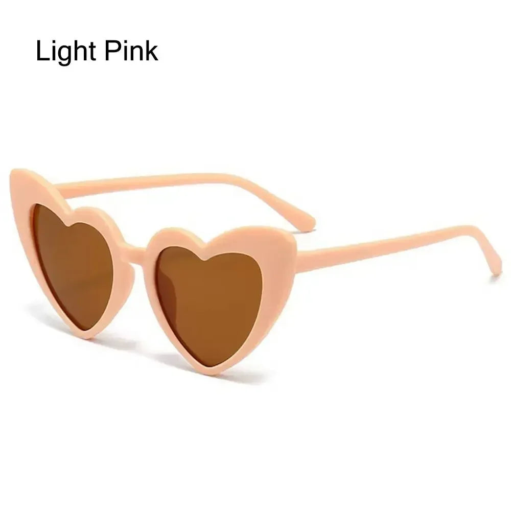 Kids Heart-Shaped Sunglasses with UV400 Protection