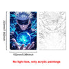 Anime Satoru Gojo LED Lighted Photo Frame with Three Color Modes
