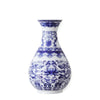 Antique Blue and White Ceramic Wall Vase