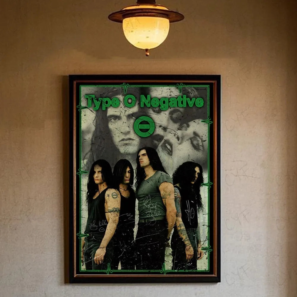 Type O Negative Band Poster – HD Art Print for Walls