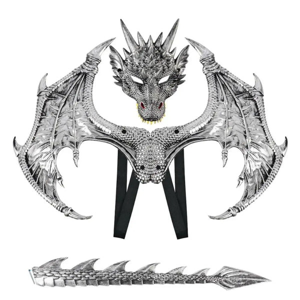Dragon Wings and Tail Cosplay Costume Set for Kids
