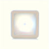 A square LED night light with a translucent white diffuser, designed for motion sensing.