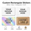 Custom Rectangular Stickers for Branding & Personalization