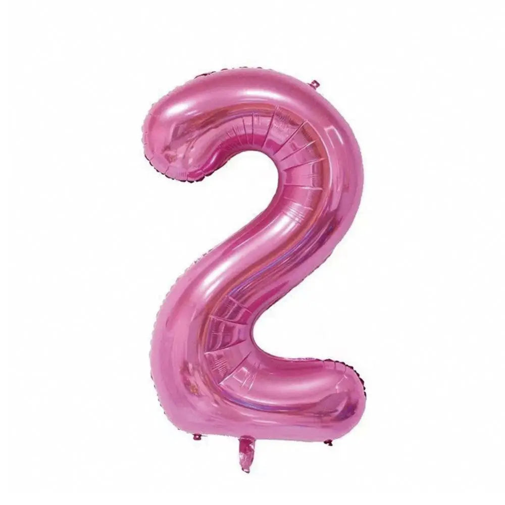 Large Red Number Foil Balloon for Birthday and Anniversary Decor