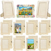 Unfinished Wooden Photo Frames for DIY Crafting and Display