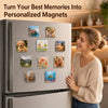 Clear Acrylic Fridge Magnets with Photo Frames (25-Pack)