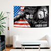 A banner featuring a silhouette of Jesus and a cross with the text One Nation Under God on a dark background.