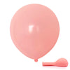 A single pink balloon and a pink spatula are shown against a white background.