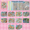A set of ten scene cards and twenty stickers featuring miniature 3D scenes for kids.