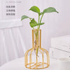 Handcrafted Iron Hollow Vase for Flower Arrangements