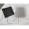 Black and clear acrylic magnetic sheets packaged together for crafts and refrigerator magnets