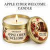 Orange Loaf Scented Candle Set in Gold Tins (4-Pack)