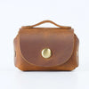 Genuine Leather Coin Purse with Secure Hasp Closure