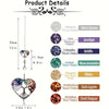A diagram showing various crystals like Amethyst, Sodalite, Green Aventurine, Citrine, Red Agate, and Red Jasper arranged in 