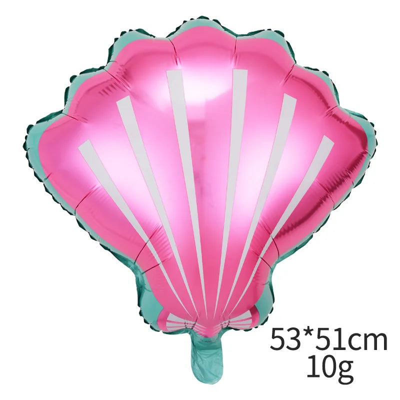 Purple Mermaid Birthday Party Supplies Kit for Girls