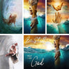 Jesus Christ Sacred Art Canvas Print – Modern Christian Wall Decor