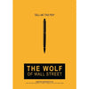 A yellow canvas print featuring a black pen silhouette and text about Martin Scorsese's film.
