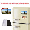 Customized refrigerator stickers and blank sublimation magnet sets for DIY fridge magnets