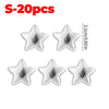 Star-Shaped Magnetic Photo Clips for Fridge and Notice Boards
