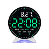 A digital alarm clock displaying 22:08 with a jumping seconds feature on a black background.