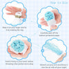 Instructions show how to use hand-thrown confetti streamer poppers by rotating the ring and stretching the streamer.