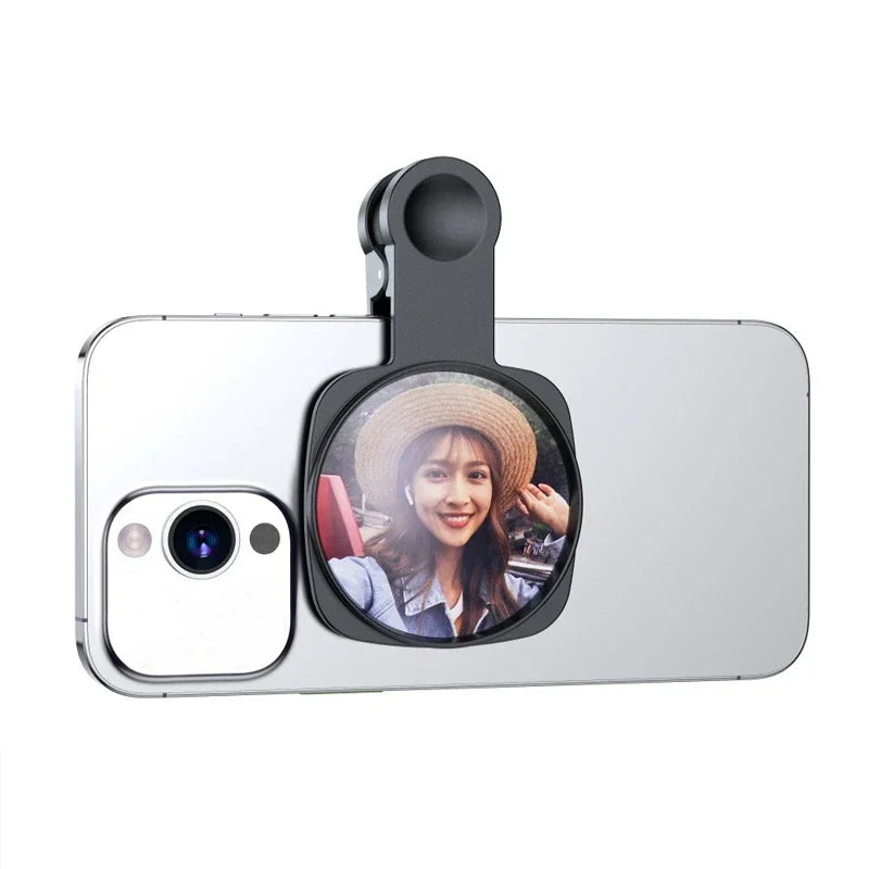 Clip-On Convex Privacy Mirror for Smartphones & Monitors