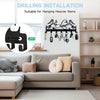 Bird Shaped Wall Hook Key Holder – Rust-Proof Metal Organizer for Keys & Jewelry