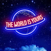 The World Is Yours LED Neon Sign for Wall Decor