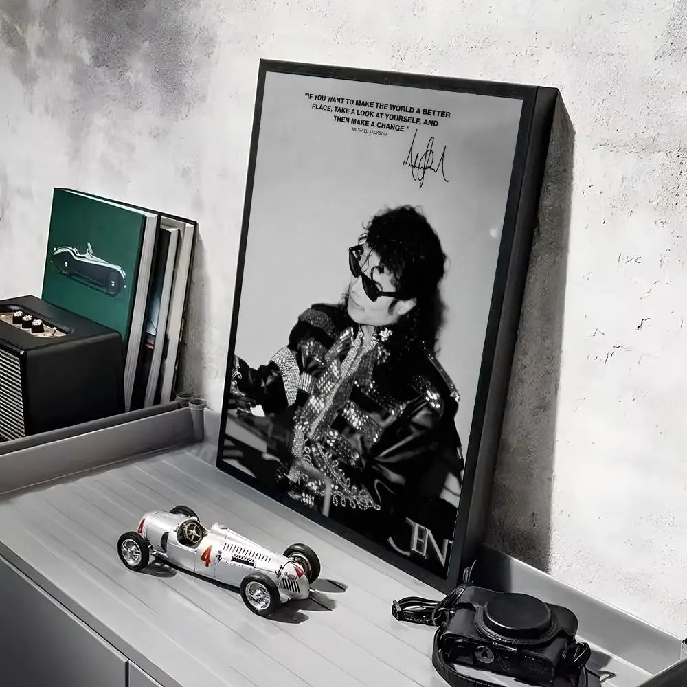 Michael Jackson Iconic Poster Wall Decal – HD Self-Adhesive Art