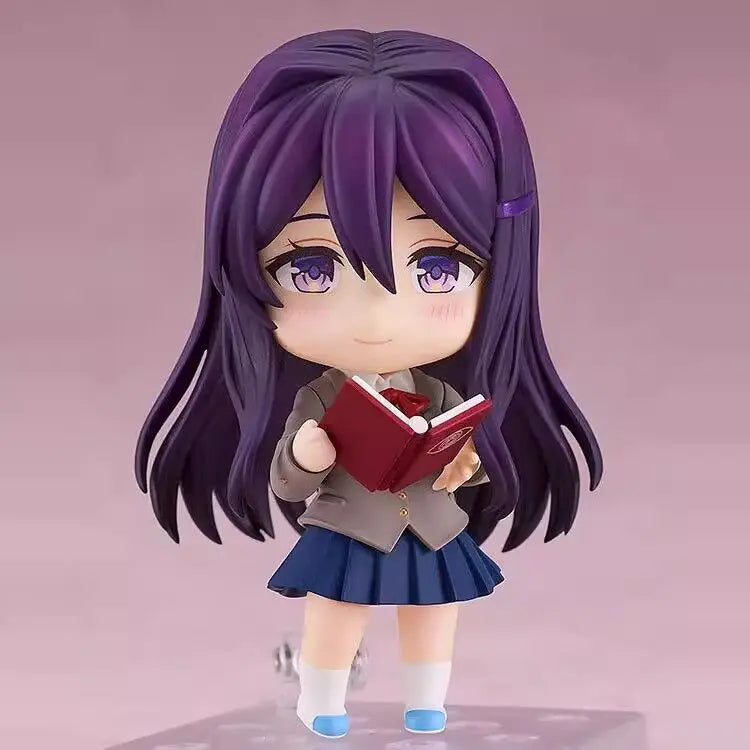 Chibi-Style Posable Character Figurine for Desk Display