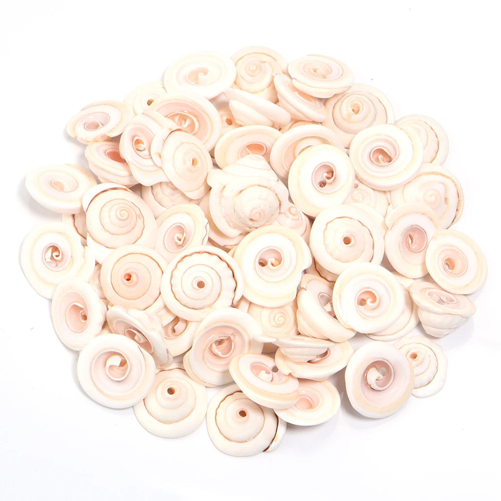 Natural Sea Snail Shell Beads for DIY Jewelry Making