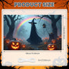 Large Halloween Witch Door Banner with Classic Spooky Design