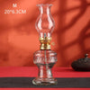 Classic Glass Oil Lamp – Vintage Portable Lantern for Indoor & Outdoor Decor