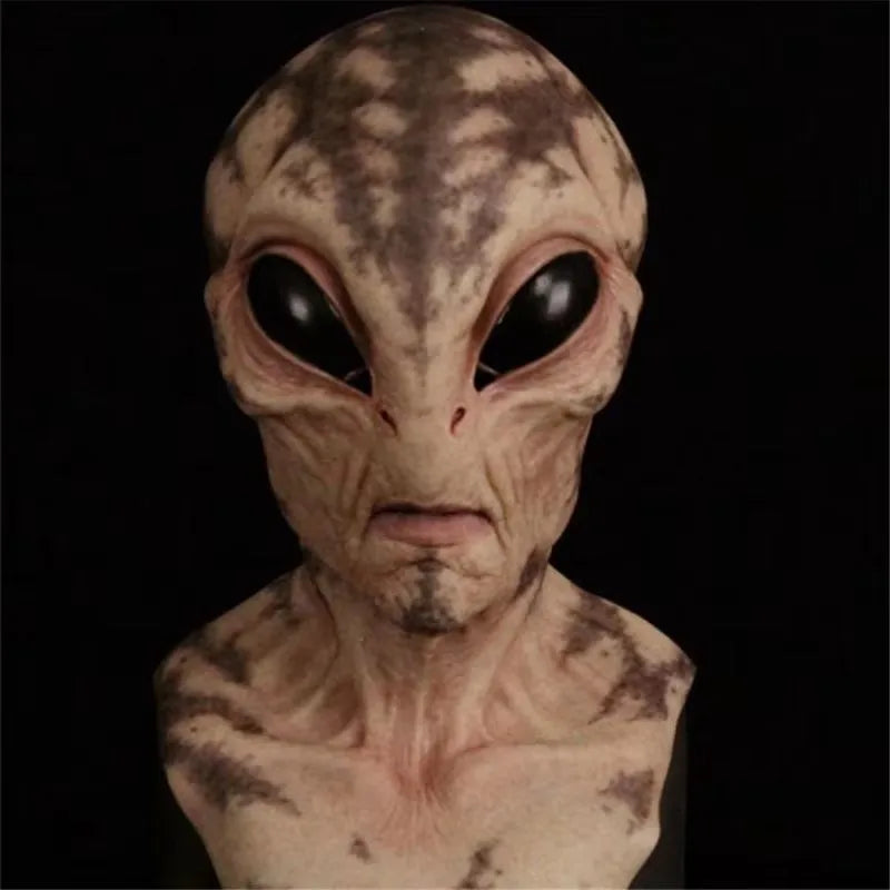 UFO Alien Latex Mask for Halloween Cosplay