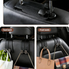 Suede Car Headrest Hooks for Bags and Groceries